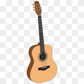 Acoustic Guitar Clip Art, HD Png Download - guitar png