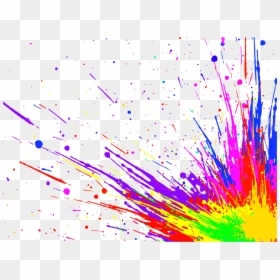 Splash Vector Png Hd, Transparent Png - holi png