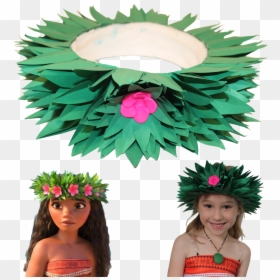 Moana Flower Crown, HD Png Download - moana png