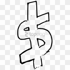 Dollar Sign Drawing Png, Transparent Png - dollar sign png