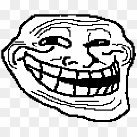 Black Mirror Smiley Face, HD Png Download - troll face png