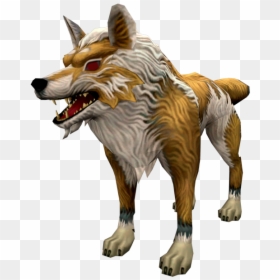 Twilight Princess Golden Wolf Mod, HD Png Download - wolf png