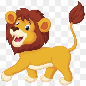 Cartoon Lion, HD Png Download - lion png