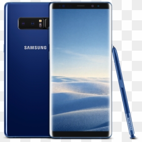 Samsung Galaxy Note 8 Blue, HD Png Download - mobile frame png