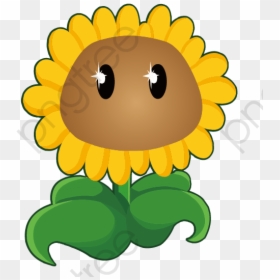 Flor De Plantas Vs Zombies, HD Png Download - sunflower png