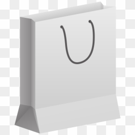 Paper Bag White Png Vector, Transparent Png - paper png