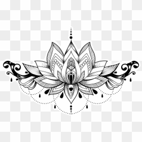 Lotus Chandelier Tattoo, HD Png Download - tattoo png