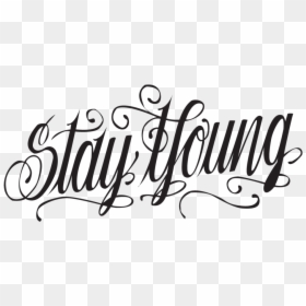 Stay Young Tattoo Png, Transparent Png - tattoo png