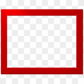 Red Square Frame Transparent, HD Png Download - square png