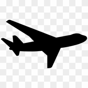 Airplane Silhouette Png, Transparent Png - plane png