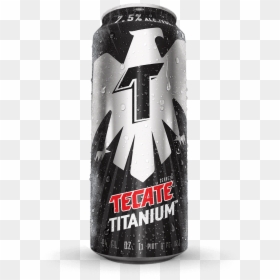 Tecate Titanium 24oz Can, HD Png Download - beer png