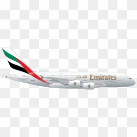 Emirates A380 Png, Transparent Png - plane png