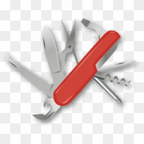 Swiss Army Knife Clipart, HD Png Download - knife png