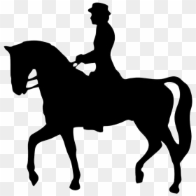 Horse Riding Silhouette Png, Transparent Png - horse png