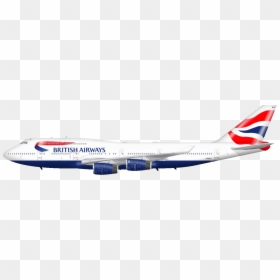 British Airways 747 Png, Transparent Png - plane png