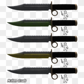 New Vegas Mod Combat Knife, HD Png Download - knife png