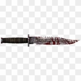 Old Knife With Blood, HD Png Download - knife png
