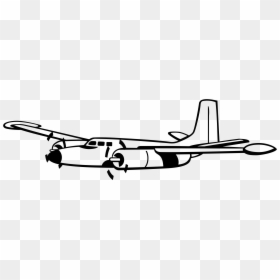 Plane Clipart Propellers, HD Png Download - plane png