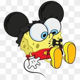 Spongebob Baby Mickey Mouse, HD Png Download - mickey mouse png