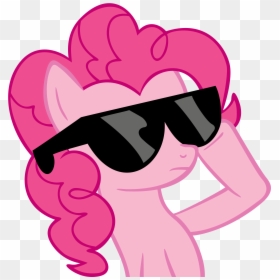 My Little Pony Pinkie Pie Funny, HD Png Download - deal with it glasses png