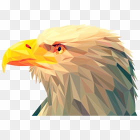 Low Poly Art Eagle, HD Png Download - eagle png