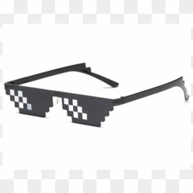 Pixel Sunglasses, HD Png Download - deal with it glasses png
