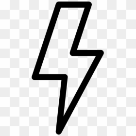 Lightning Bolt Icon Png, Transparent Png - lightning bolt png