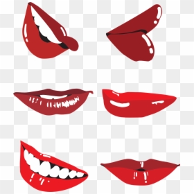 Senyuman Png, Transparent Png - lips png
