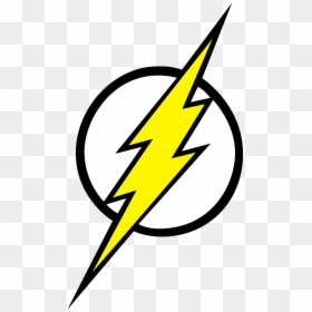 Flash Superhero Logo Png, Transparent Png - lightning bolt png