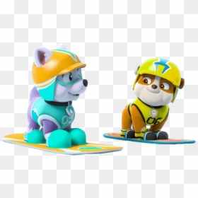 Paw Patrol Rubble And Everest, HD Png Download - paw patrol png