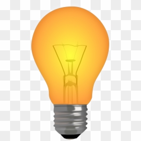Light Bulb Lit, HD Png Download - light bulb png