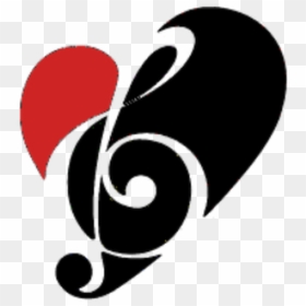 Music Note Heart, HD Png Download - music note png