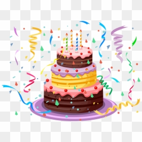 Happy Birthday Cake Clip Art Png, Transparent Png - birthday cake png