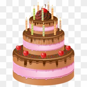 Happy Birthday Cake Png, Transparent Png - birthday cake png