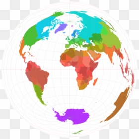 World Map Mollweide Projection, HD Png Download - world png