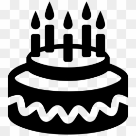 Birthday Cake Icon Png, Transparent Png - birthday cake png