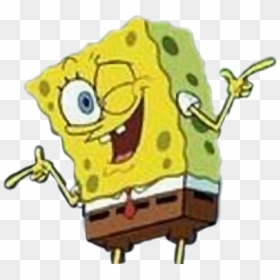 Spongebob Stickers Whatsapp Menes, HD Png Download - spongebob png