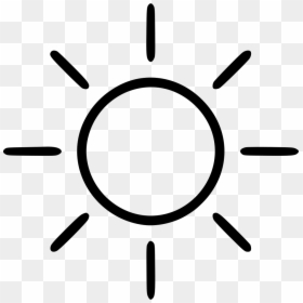 Sun Png Black And White, Transparent Png - flare png