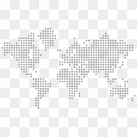 Dotted World Map Vector Png, Transparent Png - world map png