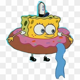Spongebob Donut, HD Png Download - spongebob png