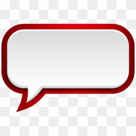 Red Speech Balloon Png, Transparent Png - bubble png