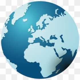 Globe Black White Png, Transparent Png - world map png