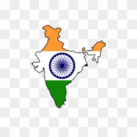Drawings Of India Map, HD Png Download - tiranga png
