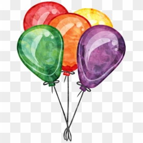 Clipart Watercolor Balloon, HD Png Download - tiranga png