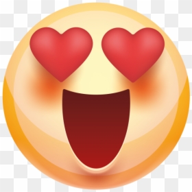 Heart, HD Png Download - heart eyes emoji png