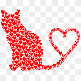 Cat With Hearts Png, Transparent Png - heart eyes emoji png