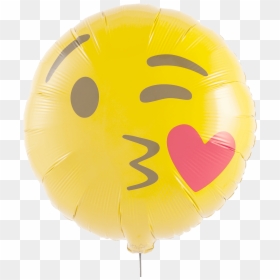 Globo Emoji Beso, HD Png Download - heart eyes emoji png