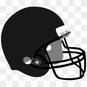 Black Football Helmet Png, Transparent Png - football helmet png