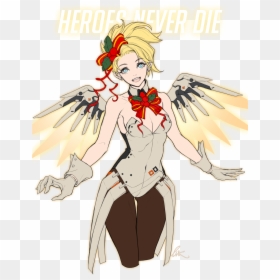 Free Overwatch Mercy Drawing, HD Png Download - mercy png