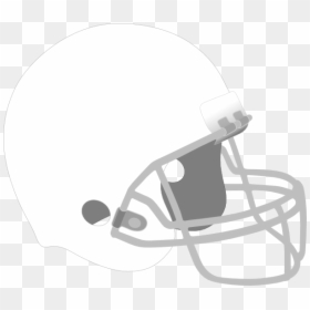 Football Helmet White Png, Transparent Png - football helmet png
